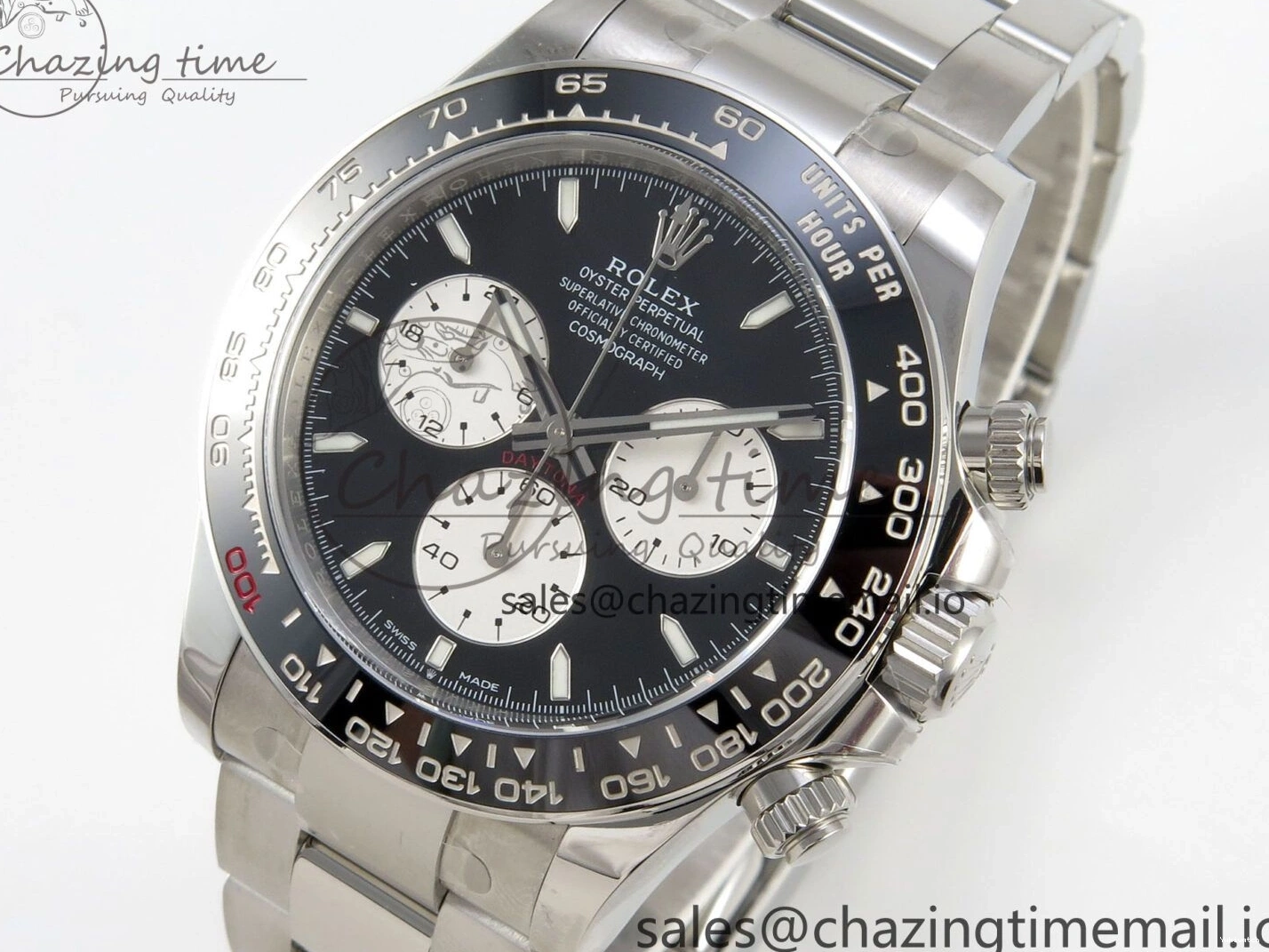 Dial 1:1 Daytona Bracelet Custom on Edition SS PPM4132 904L Le 126529 Modded Best  White Mans CLEAN Custom 0119